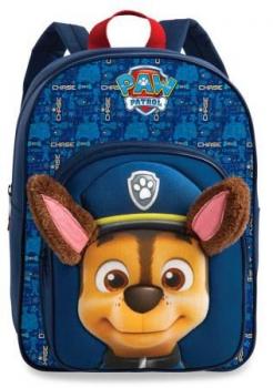 Paw Patrol Kinderrucksack "Chase", blau mit lustigen Plüschohren
